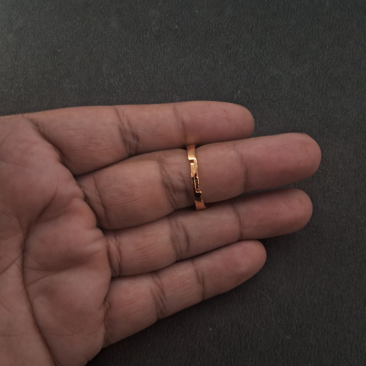 Gold Look Ring 02