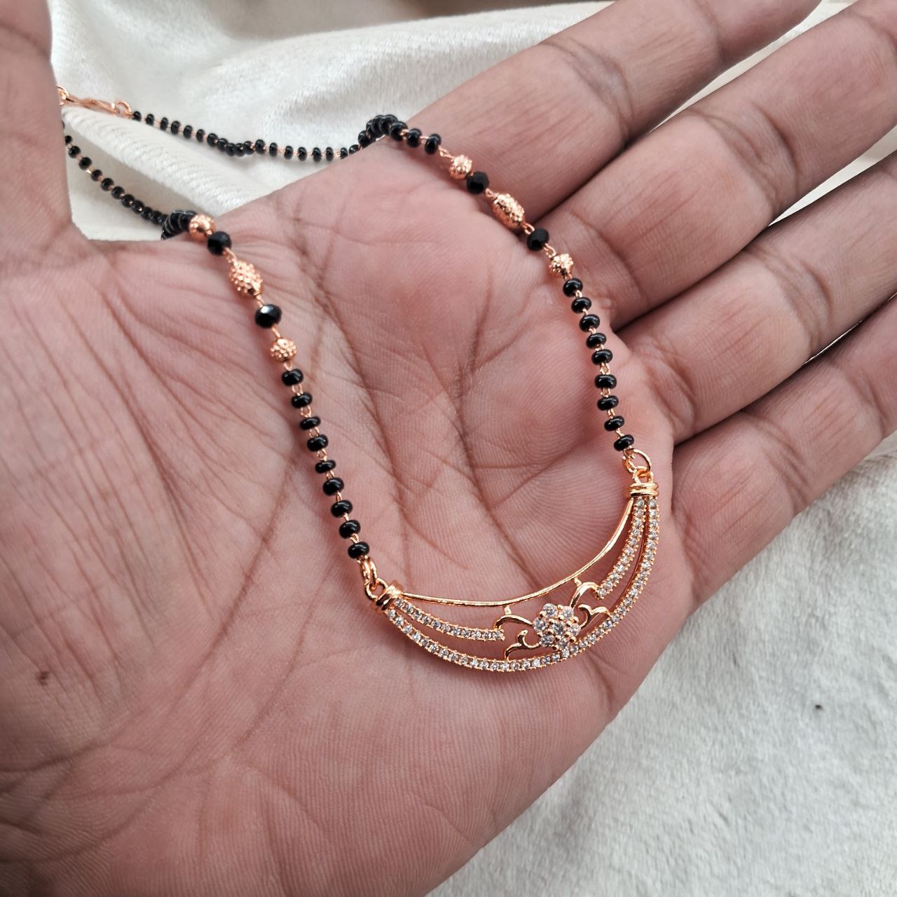 Gold Look Mangalsutra 13
