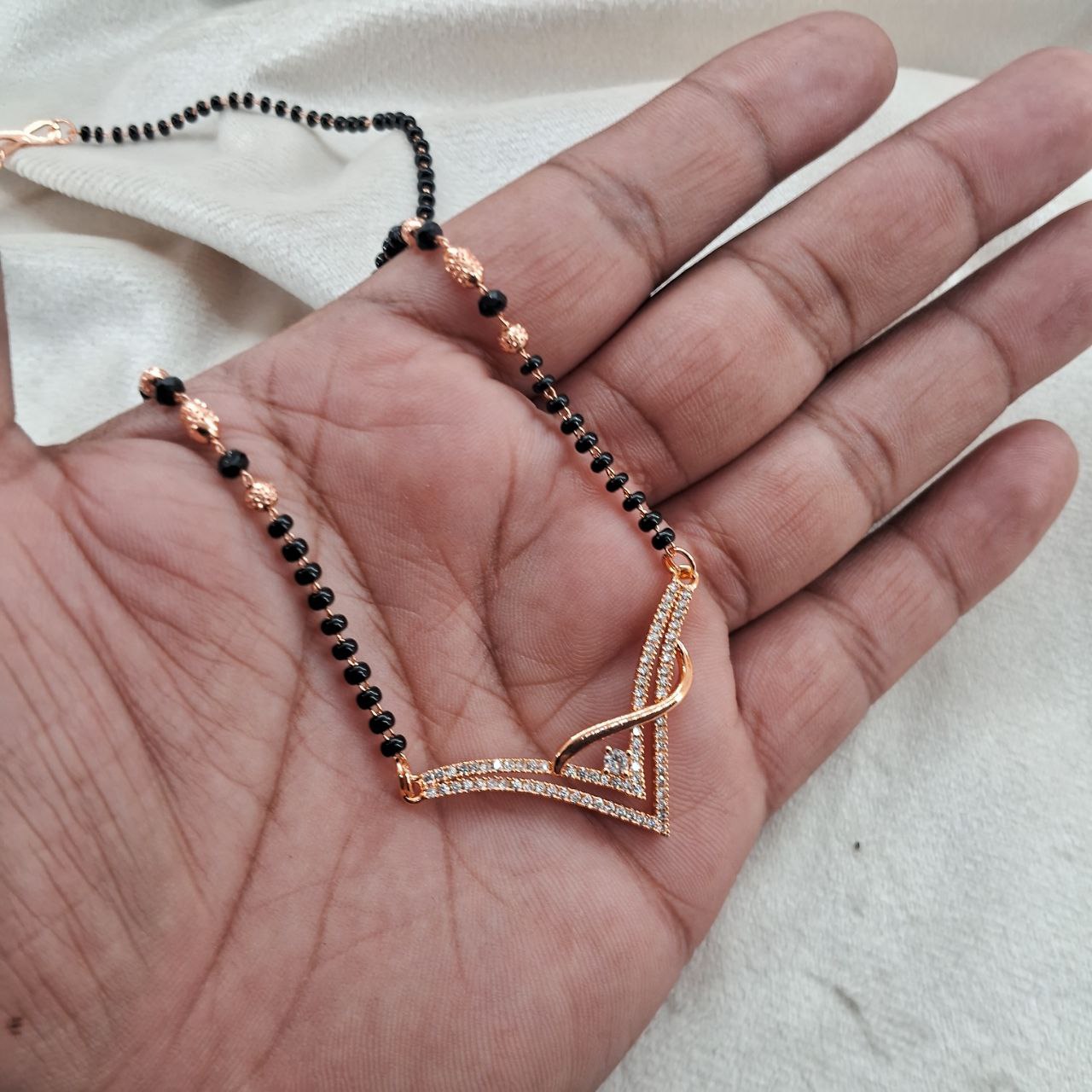 Gold Look Mangalsutra 14