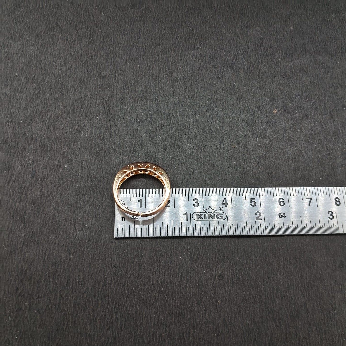 Gold Look Ring 44