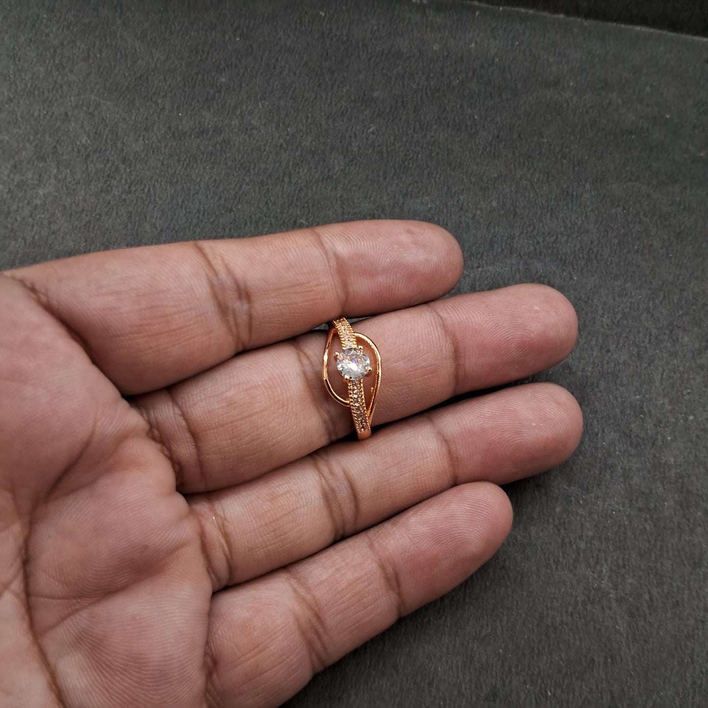 Gold Look Ring 18