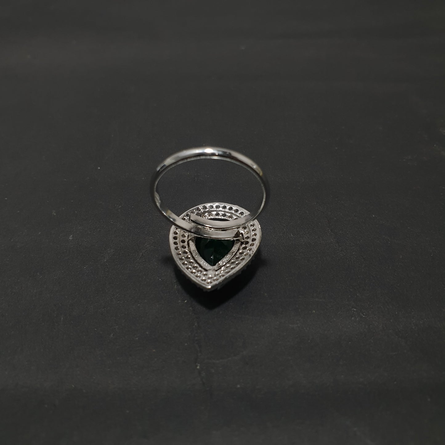AD Ring Drop Shape with Stone 150