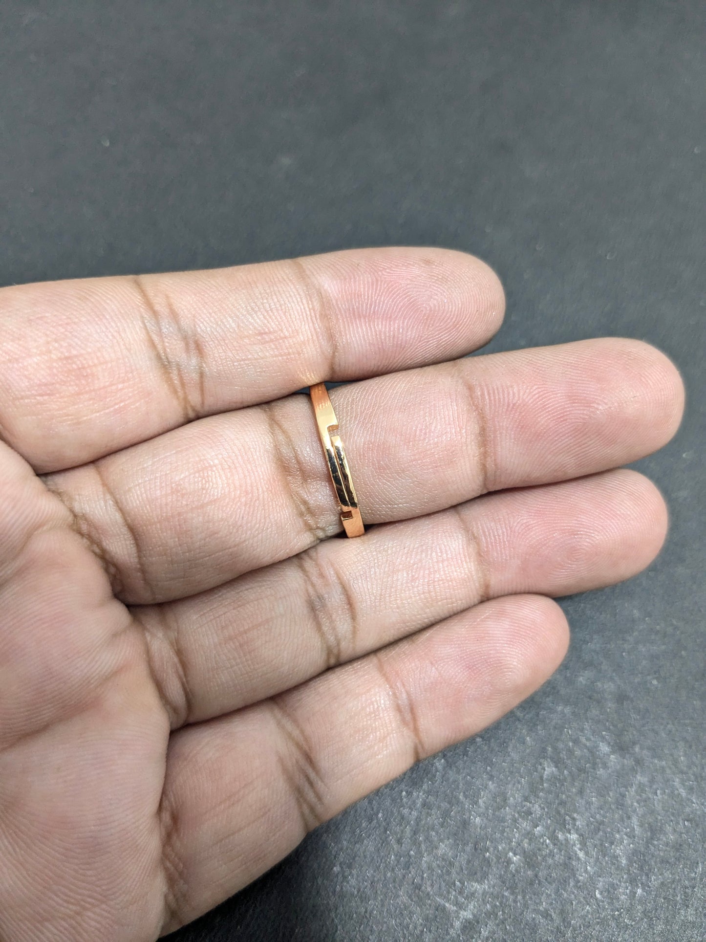 Gold Look Ring 24