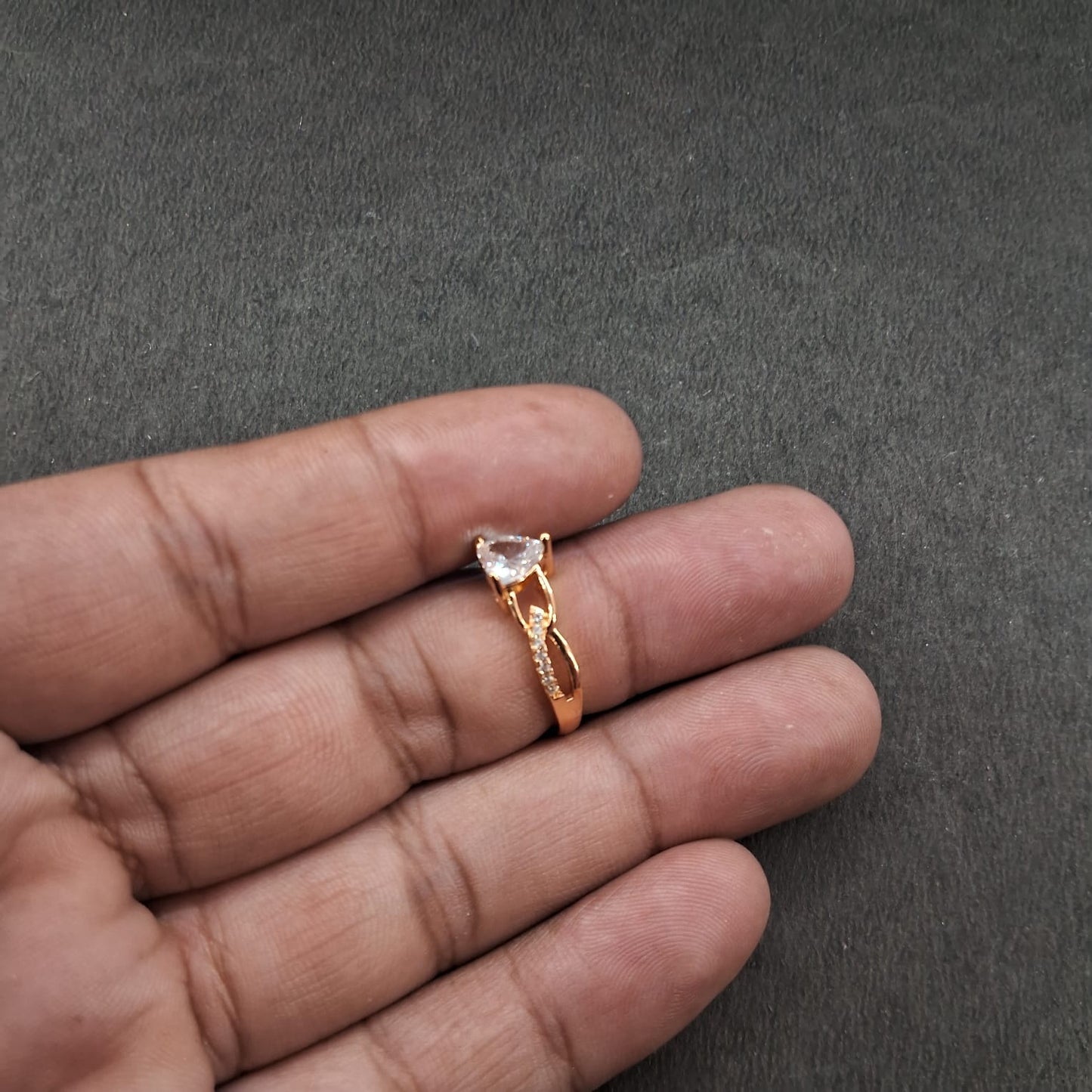 Gold Look Ring 48