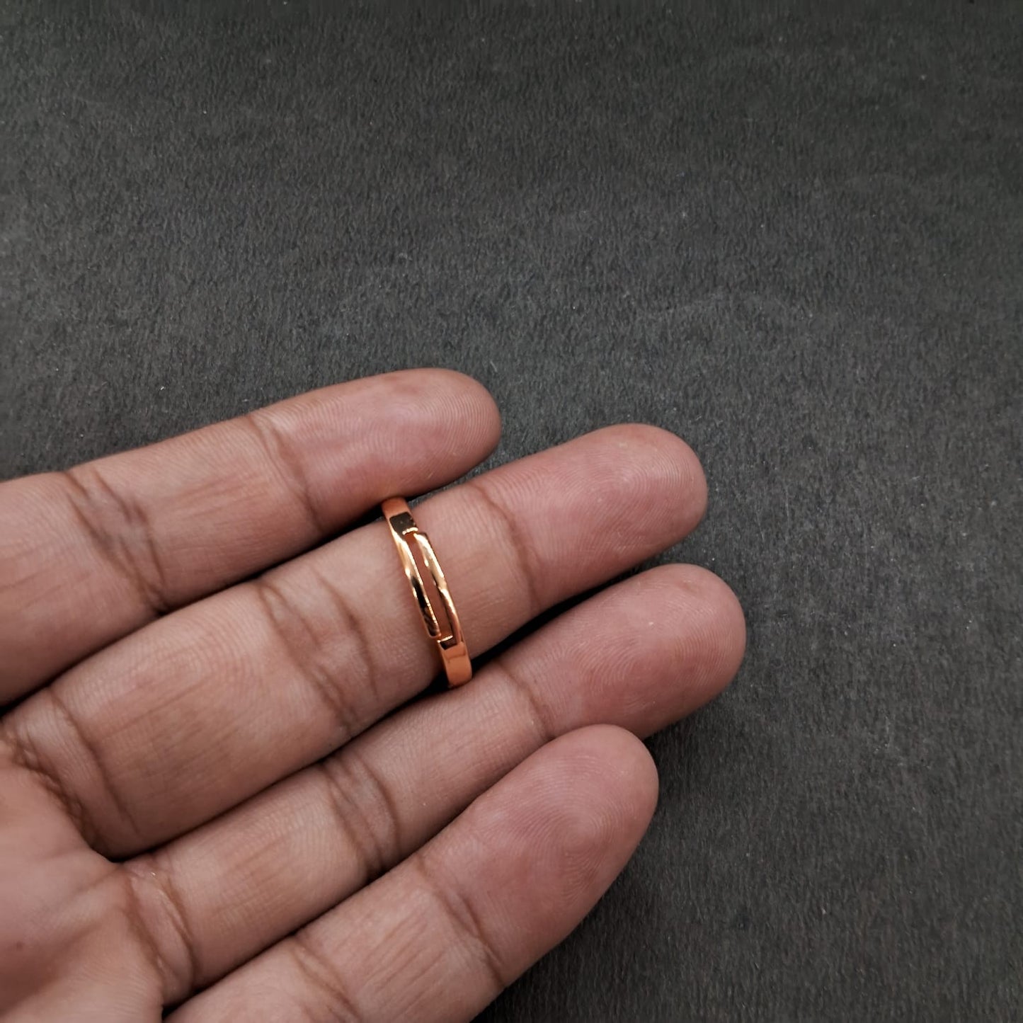Gold Look Ring 44