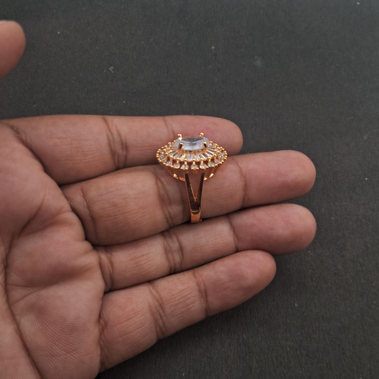 Gold Look Ring 21