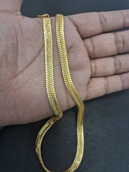 Anti Tarnish Gold Look Chain 08