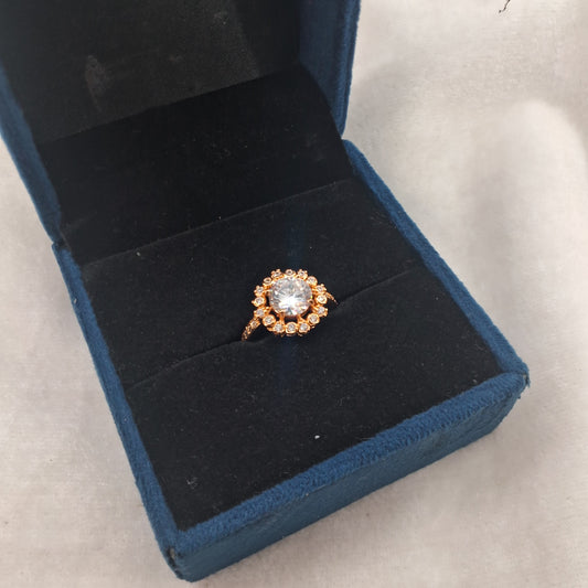 Rose gold Ring 10