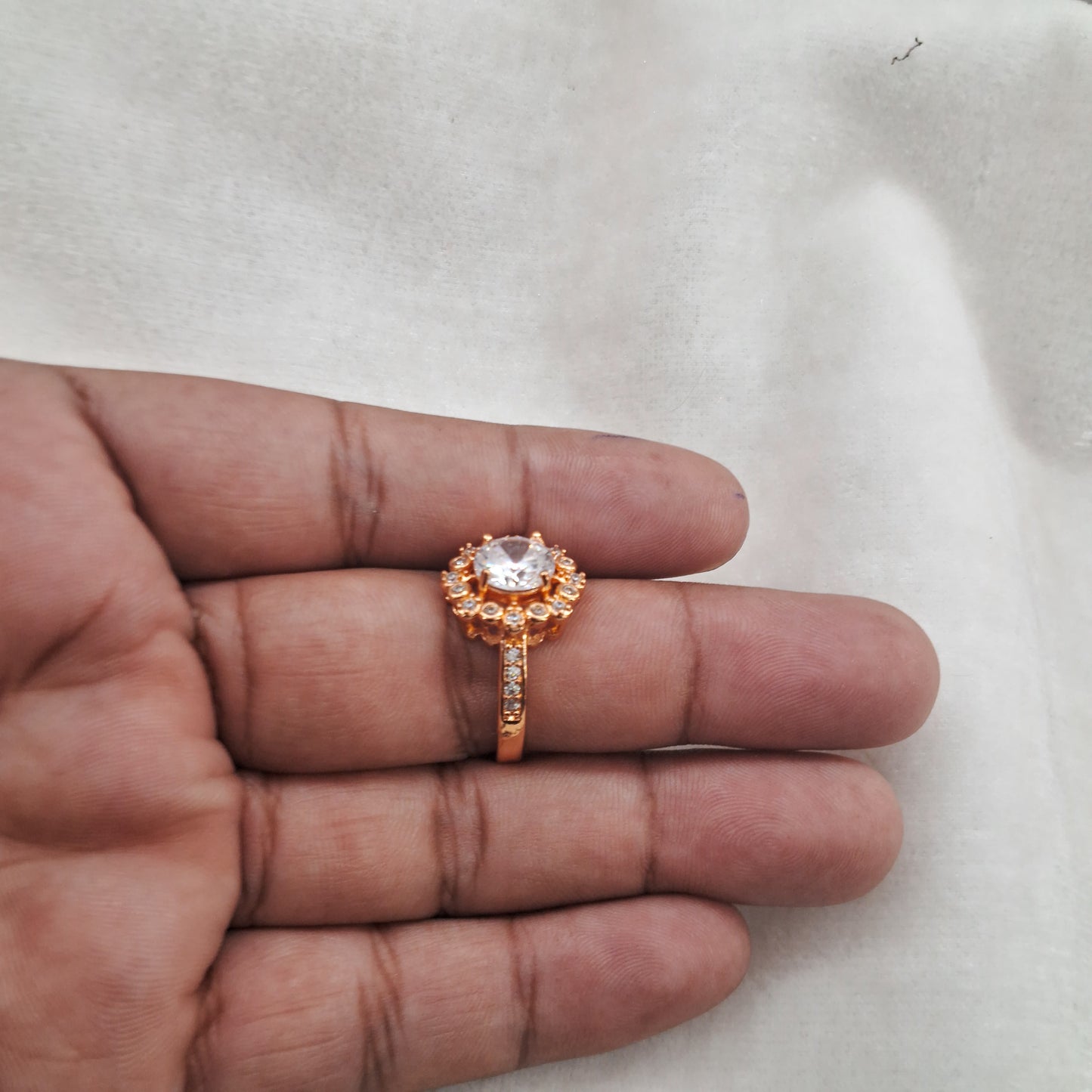 Rose gold Ring 10