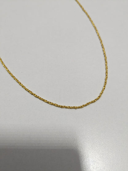 Anti Tarnish Gold Look Chain 01