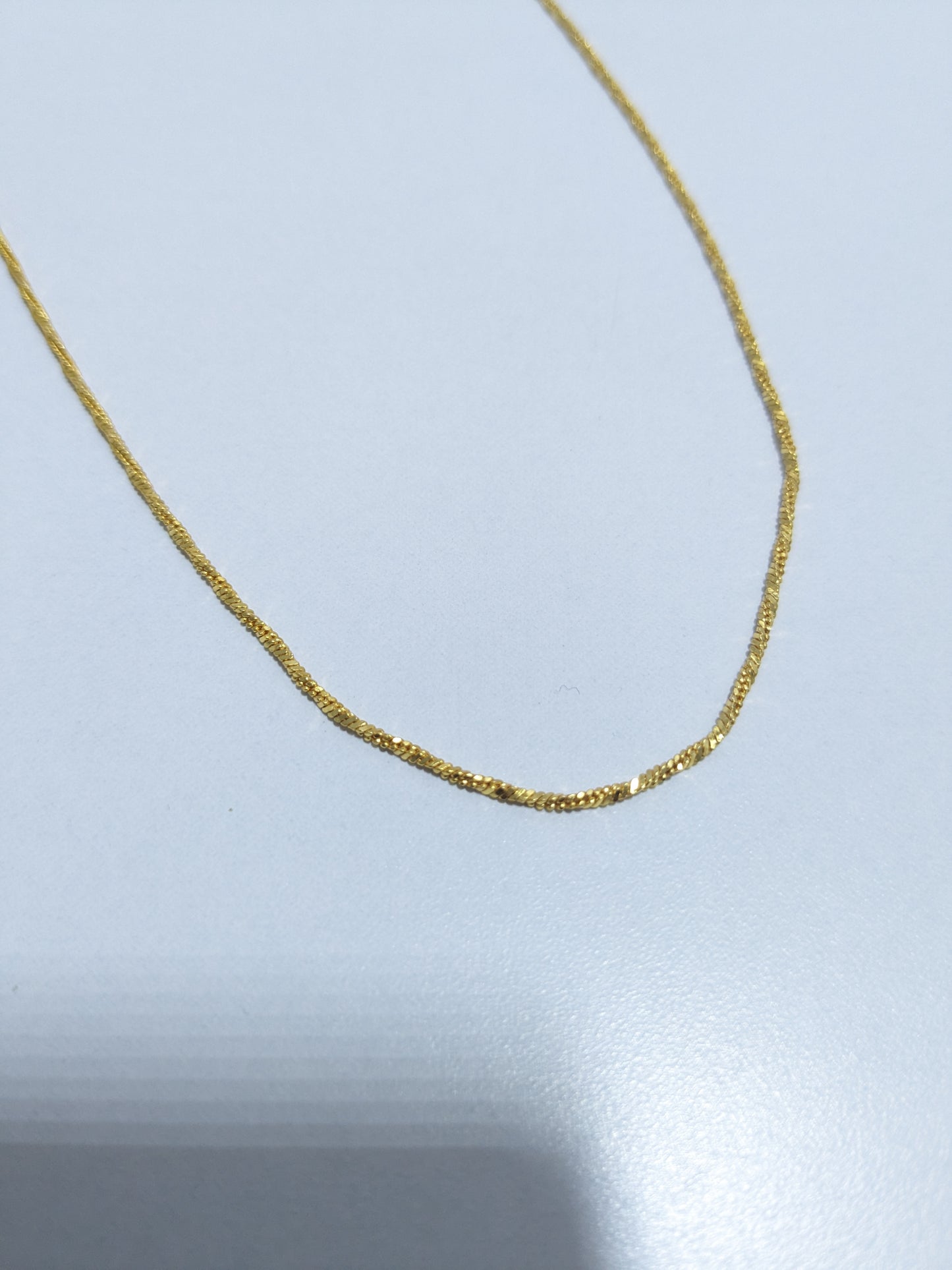 Anti Tarnish Gold Look Chain 02