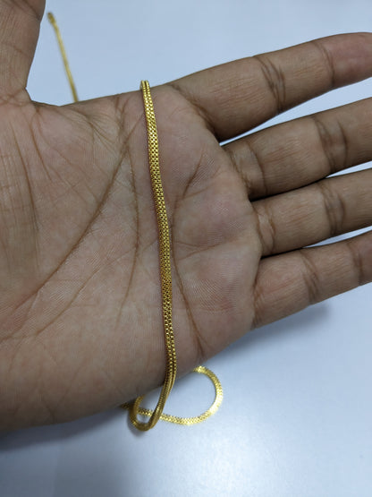 Anti tarnish gold look Chain 23