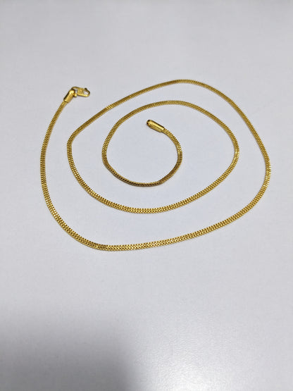 Anti tarnish gold look Chain 25