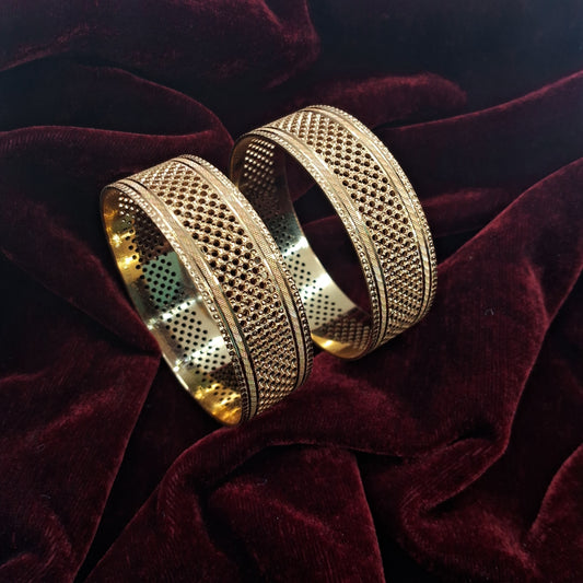 Brass Gold Plated Bangles 06