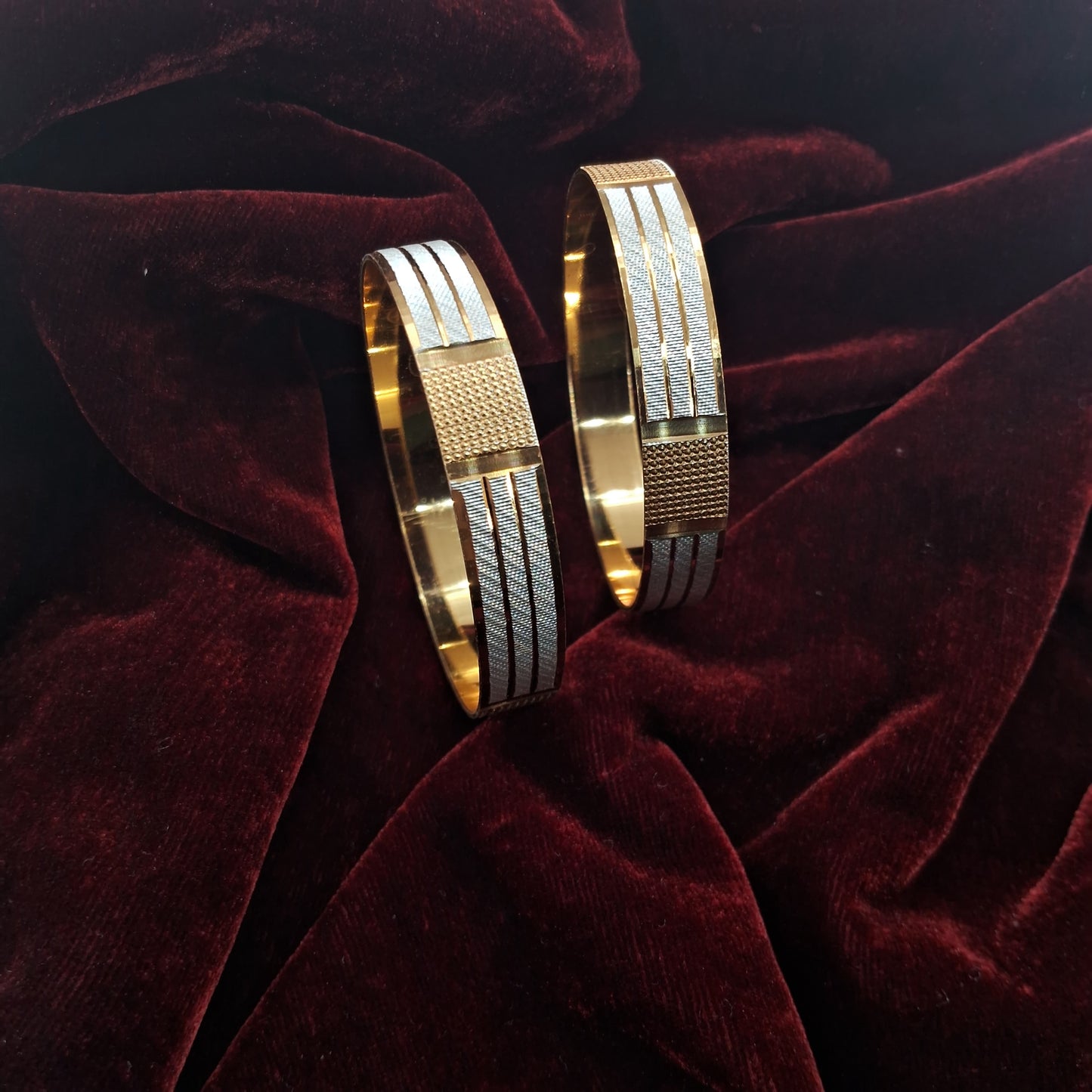 Brass Gold Plated Bangles 08