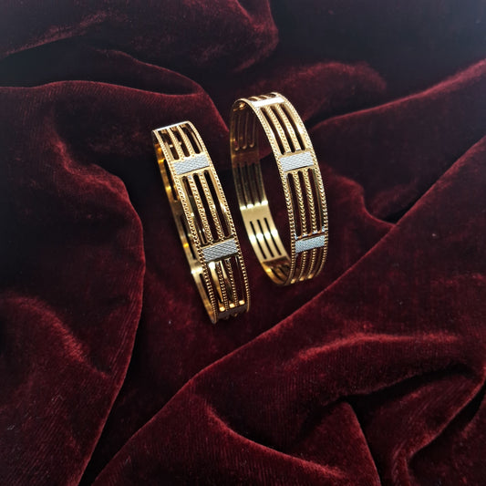 Brass Gold Plated Bangles 09