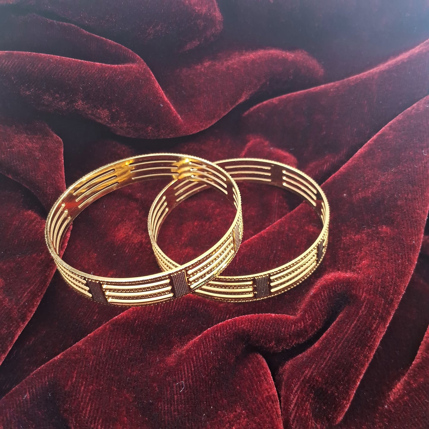 Brass Gold Plated Bangles 09