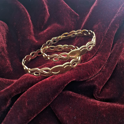 Brass Gold Plated Bangles 12