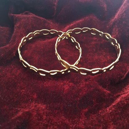 Brass Gold Plated Bangles 12