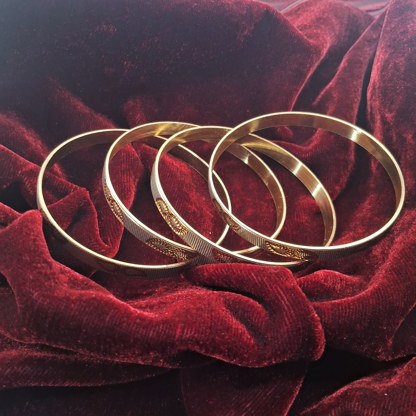 Brass Gold Plated Bangles 14