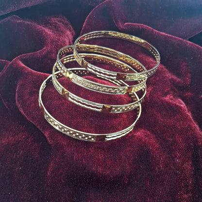 Brass Gold Plated Bangles 20