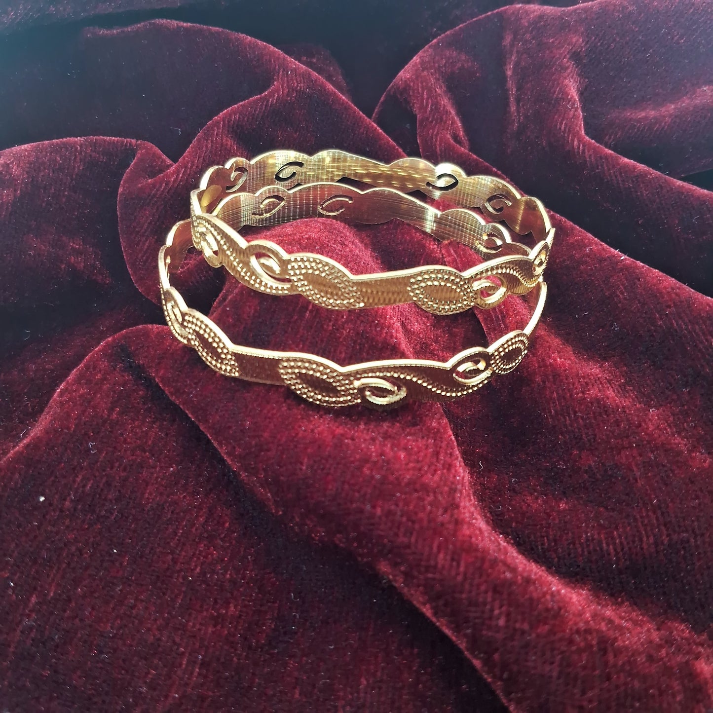 Brass Gold Plated Bangles 21