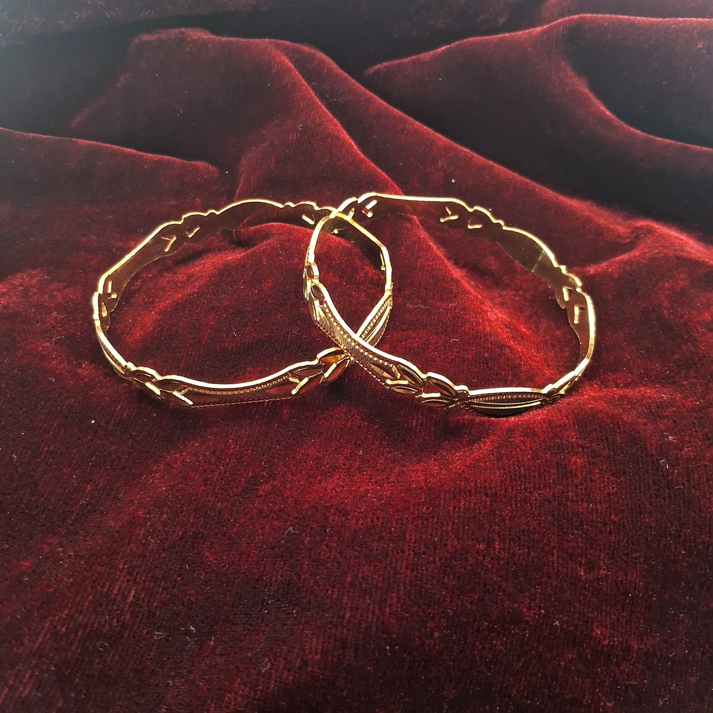 Brass Gold Plated Bangles 22