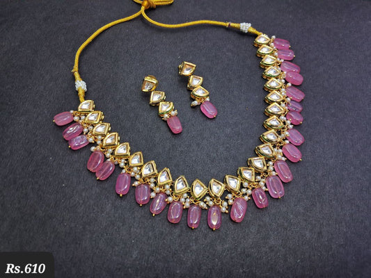 Single Line Kundan Set 01