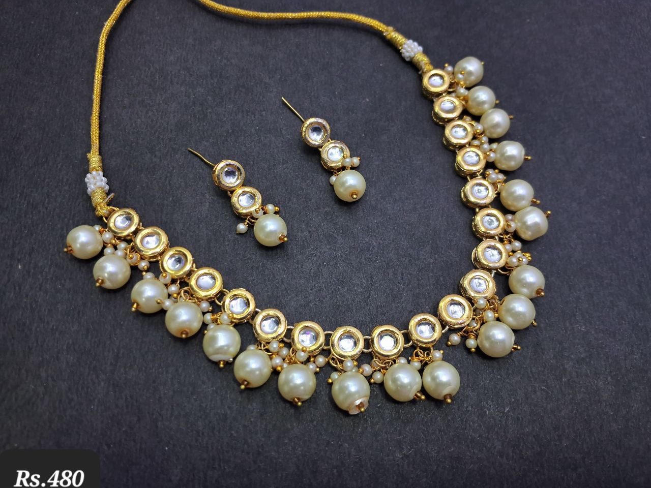 Single Line Kundan Set 05