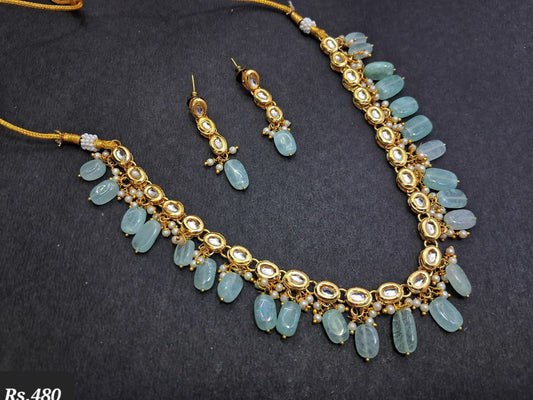 Single Line Kundan Set 08