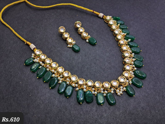 Single Line Kundan Set 11