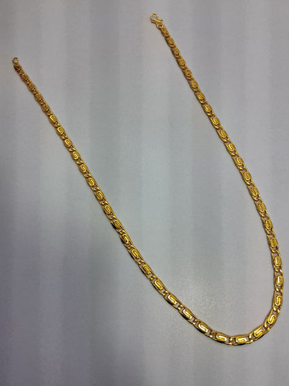 Anti Tarnish Gold Look Chain 19