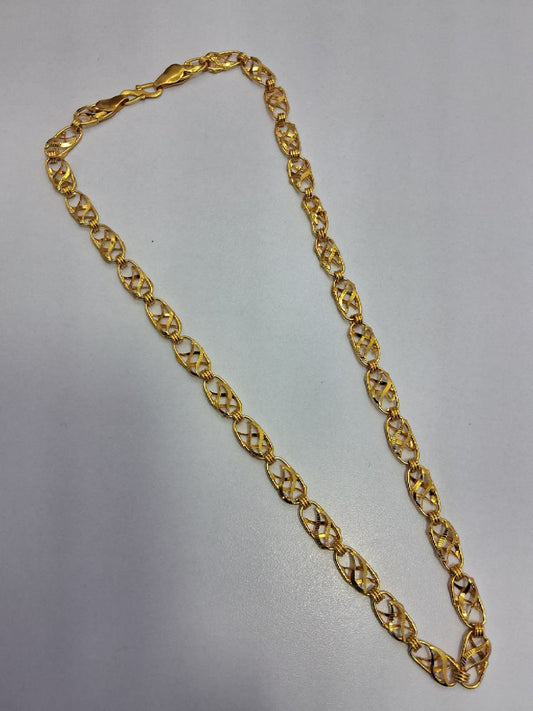 Anti Tarnish Gold Look Chain 18