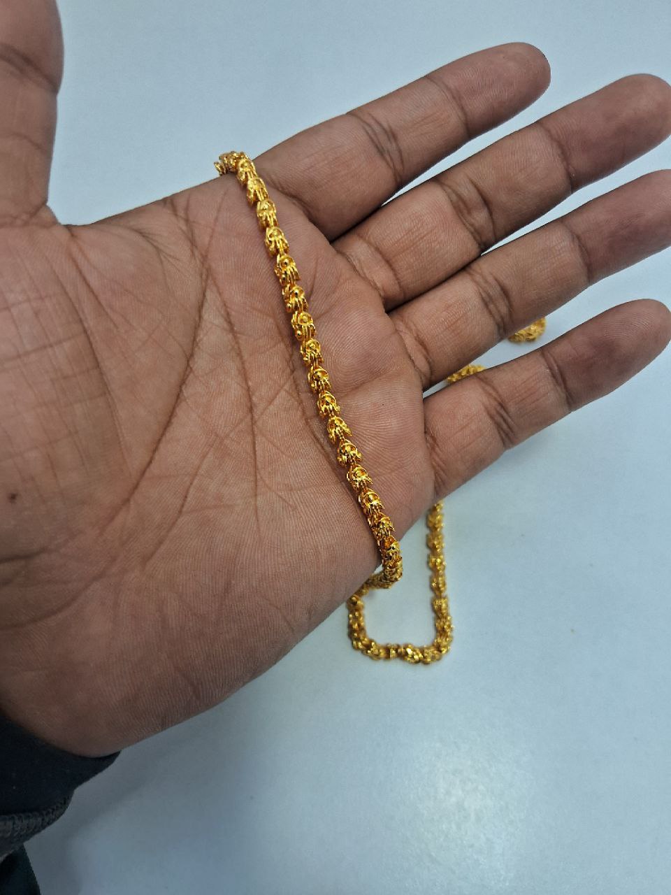 Anti Tarnish Gold Look Chain 17