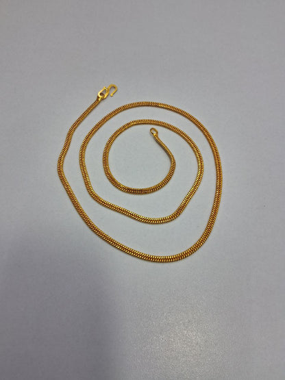 Anti Tarnish Gold Look Chain 12