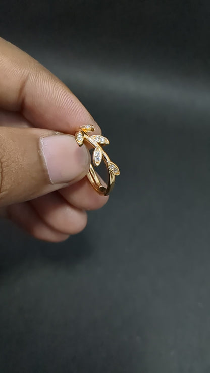 Gold Look Ring 25