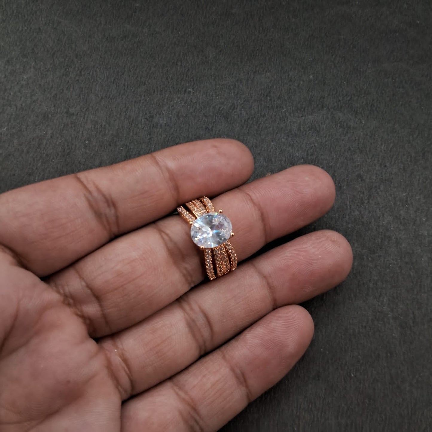 Gold Look Ring 09