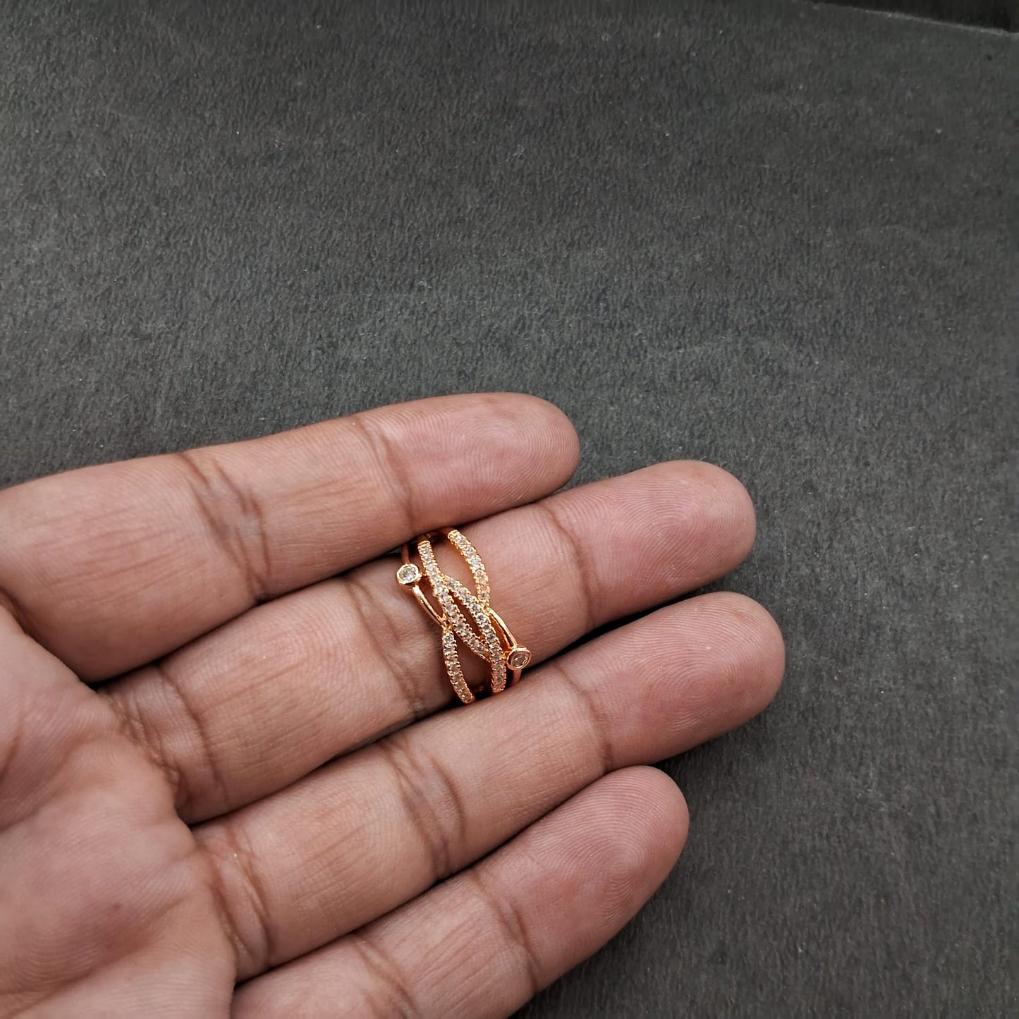 Gold Look Ring 08