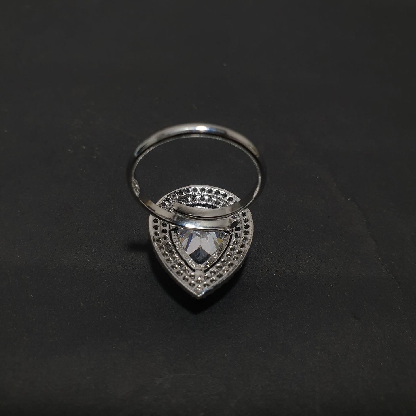 AD Ring Drop Shape with Stone 150