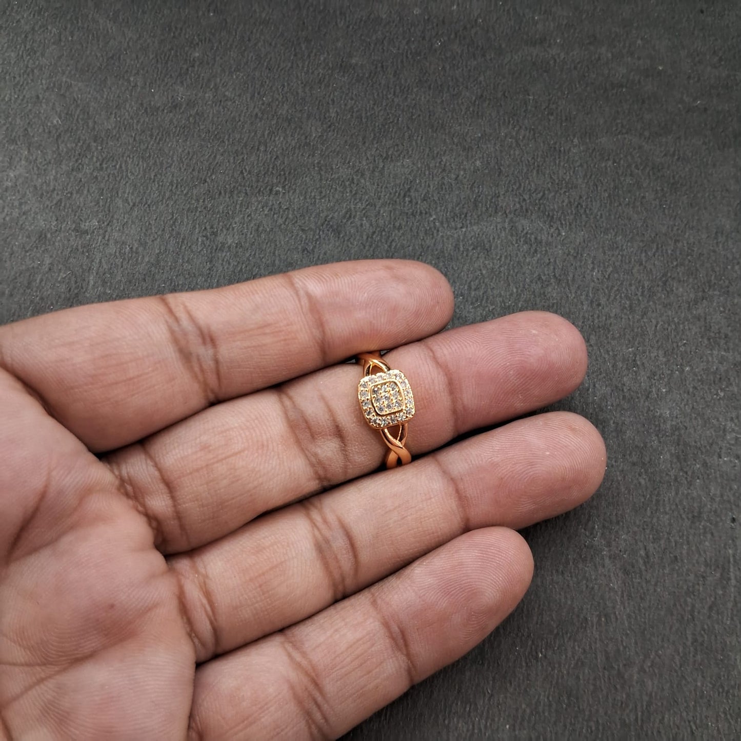 Gold Look Ring 15