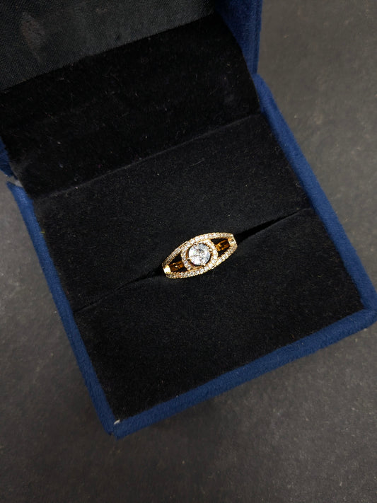 Gold Look Ring 16