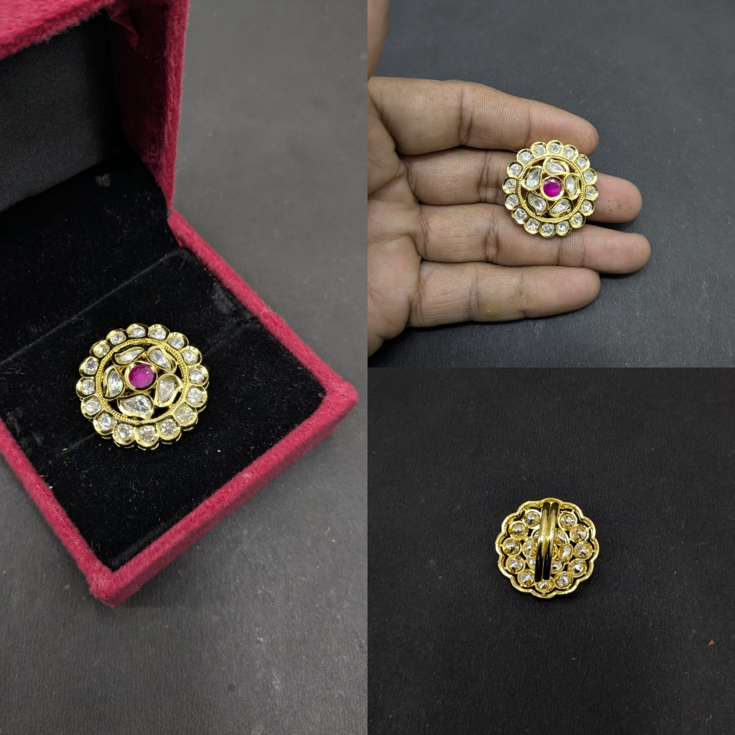 Premium Kundan Ring 18
