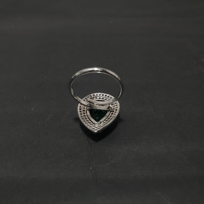 AD Ring Drop Shape with Stone 150