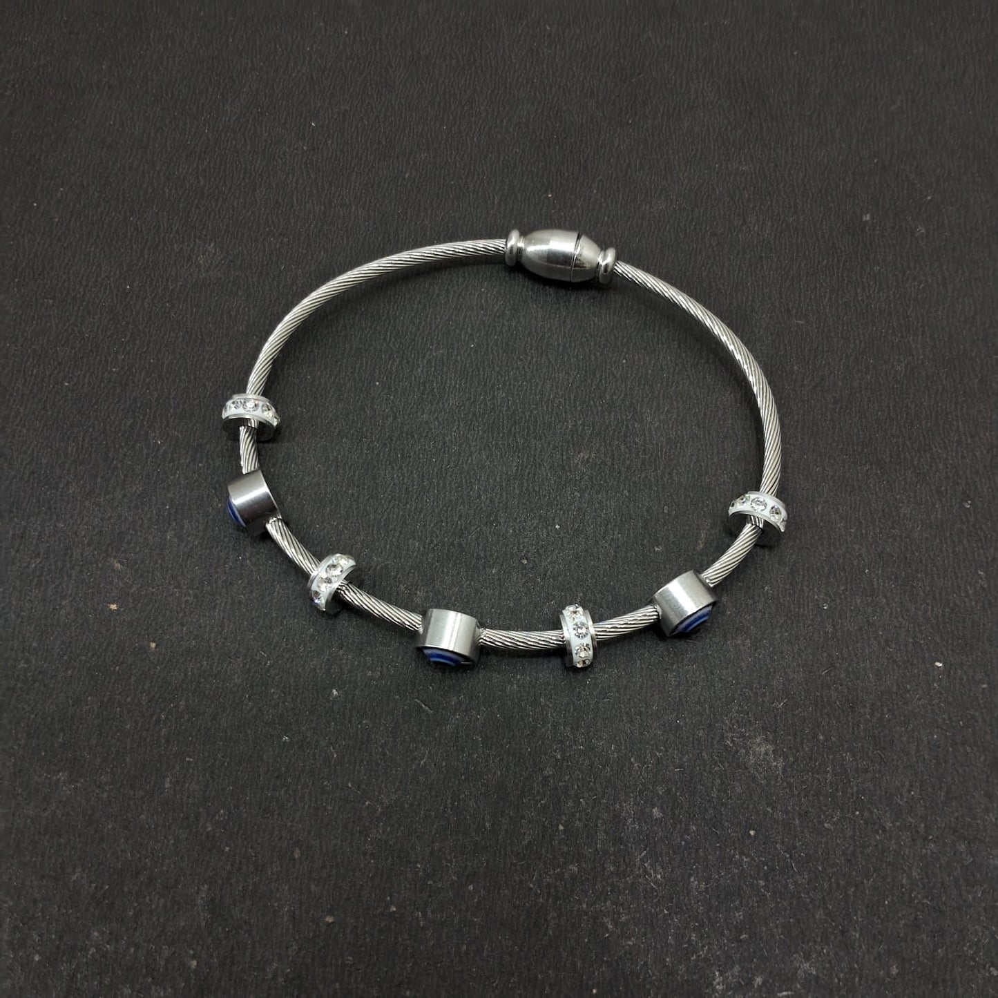 Silver Magnetic Bracelet