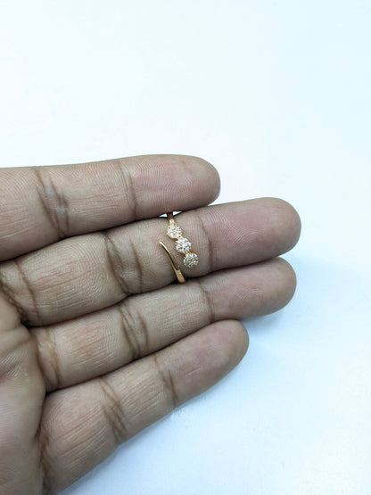 Gold Look Ring 43