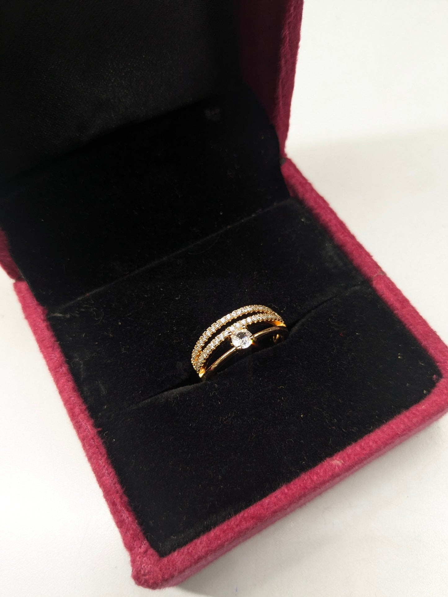 Gold Look Ring 15