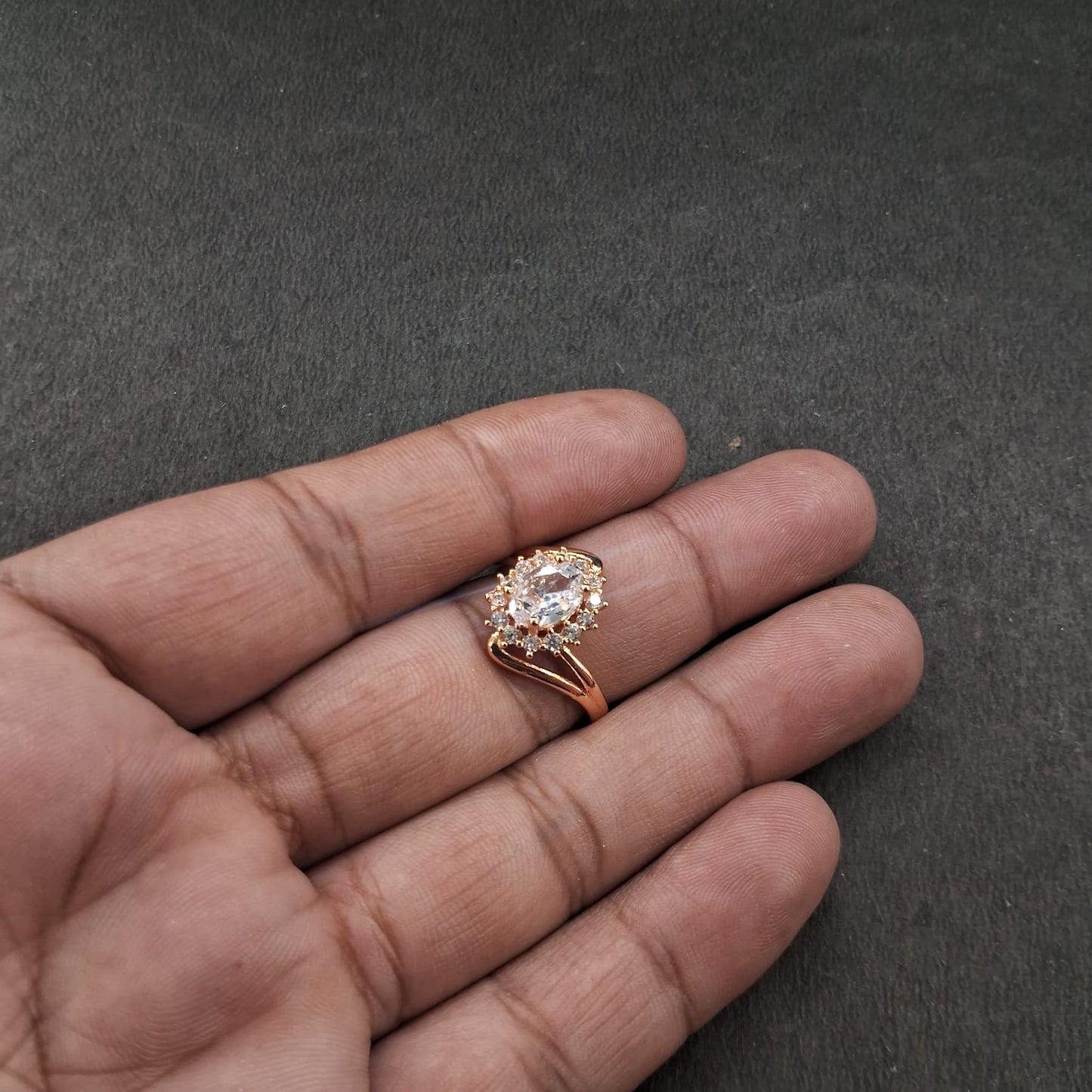 Gold Look Ring 34