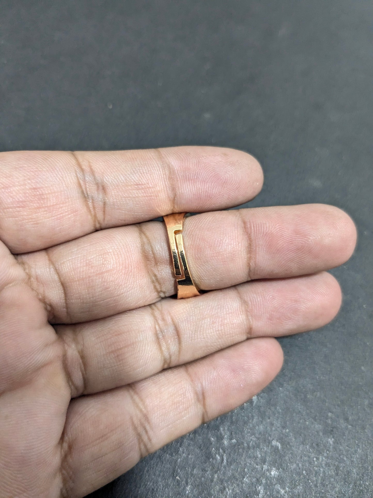 Gold Look Ring 43